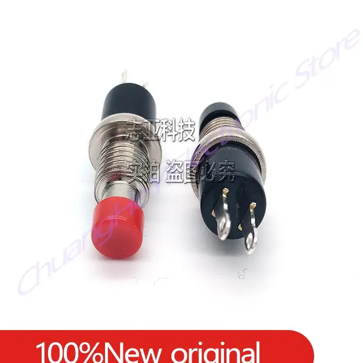 5Pcs/Lot PBS-110/PBS-111 Normally Open Press Normally Close Press off the 7MM Red Black Green White and Yellow Button Switch