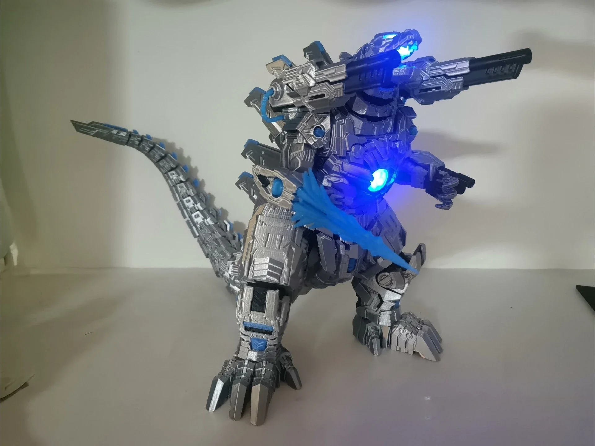 

3D Printed Mechagodzilla Mecha Model Toy - Preassembled Puzzle Kit & Collectible Figure