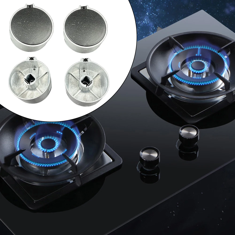 Gas Stove Ignition Button Knobs 8mm Two Pack Replacement for Natural Gas and Liquefied Gas Stoves Reliable Stove Ignition Parts