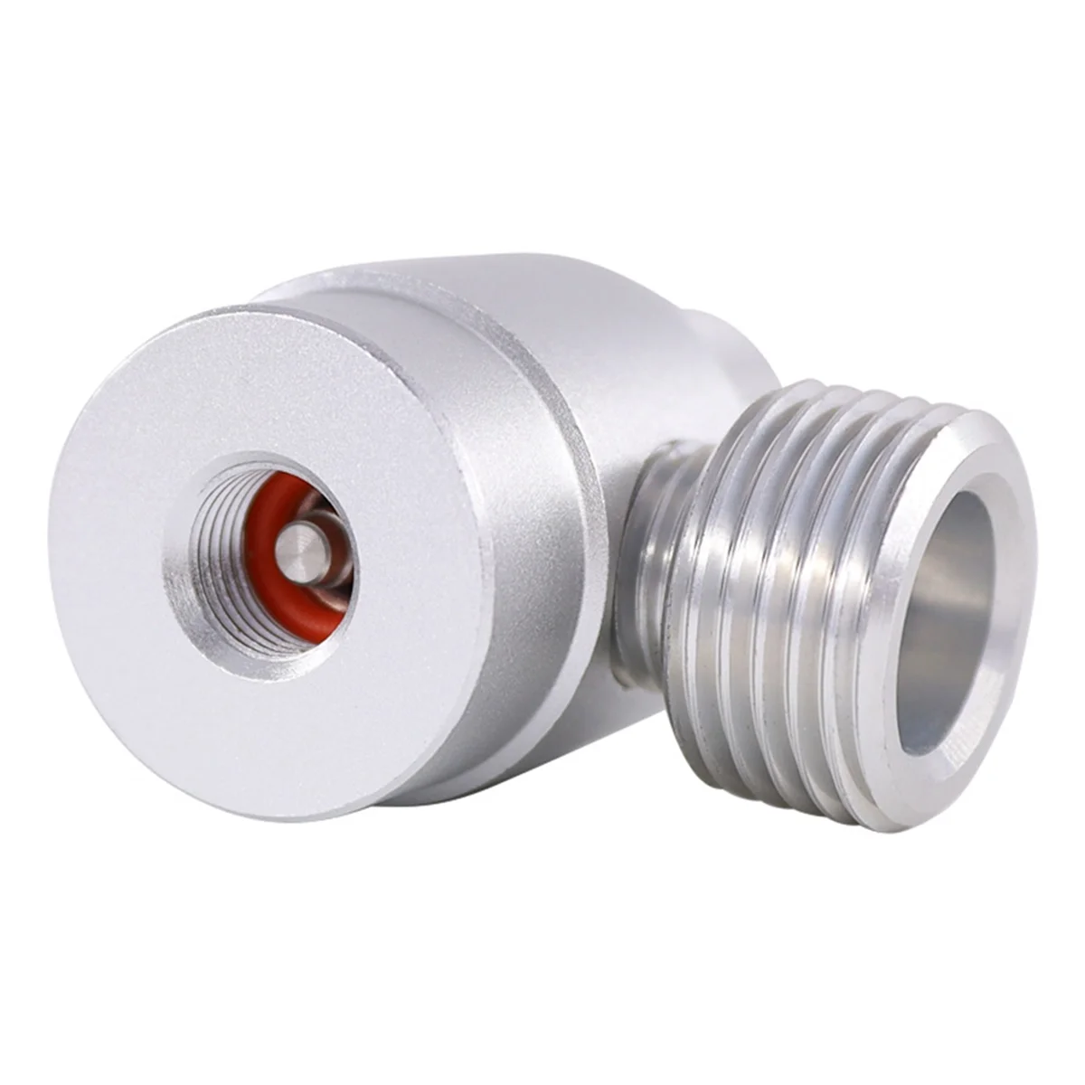 Adattatore di ricarica per bombola di CO2 HOT, regolatore per bombola di gas fatto da M10X1 a W21.8-14 Adattatore per argon, CO2, gas misto, argento