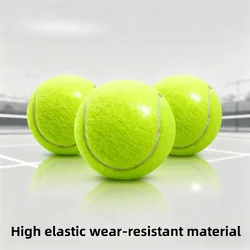 3pcs High Elasticity Tennis Ball Elementary Match Training Durable Ball Fans Practice Durable Tennis Ball