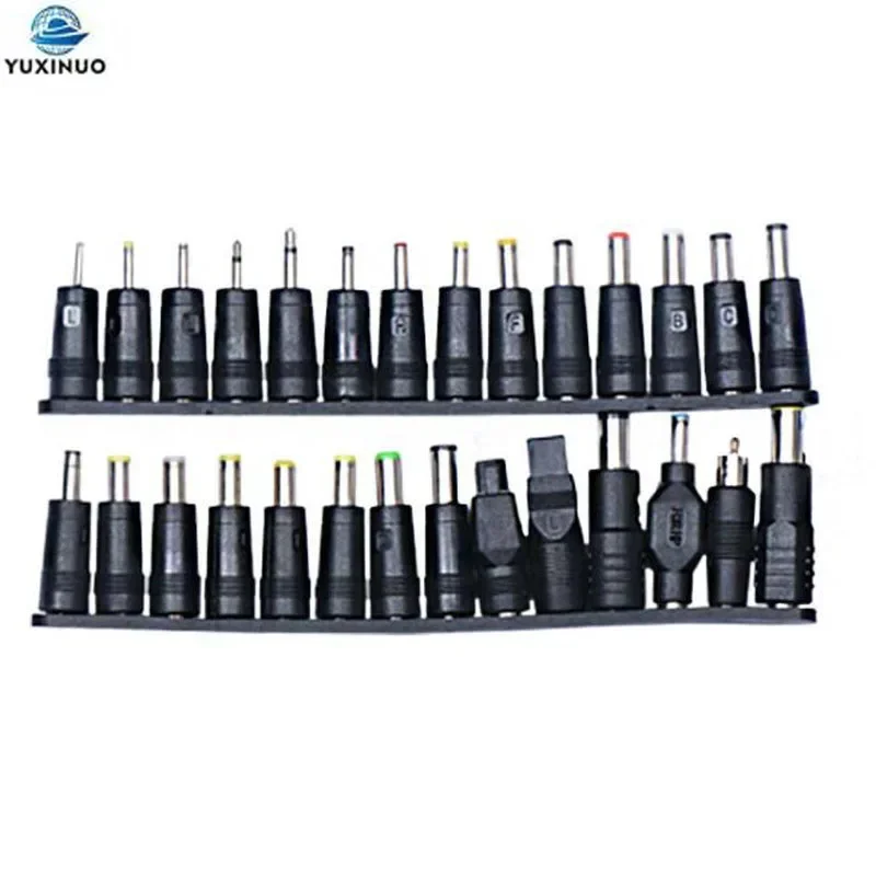 

28pcs/Set Universal for Notebook Laptop DC Power Charger Supply Adapter Tips Connector Jack to 5.5x2.5mm Change Plug Charging