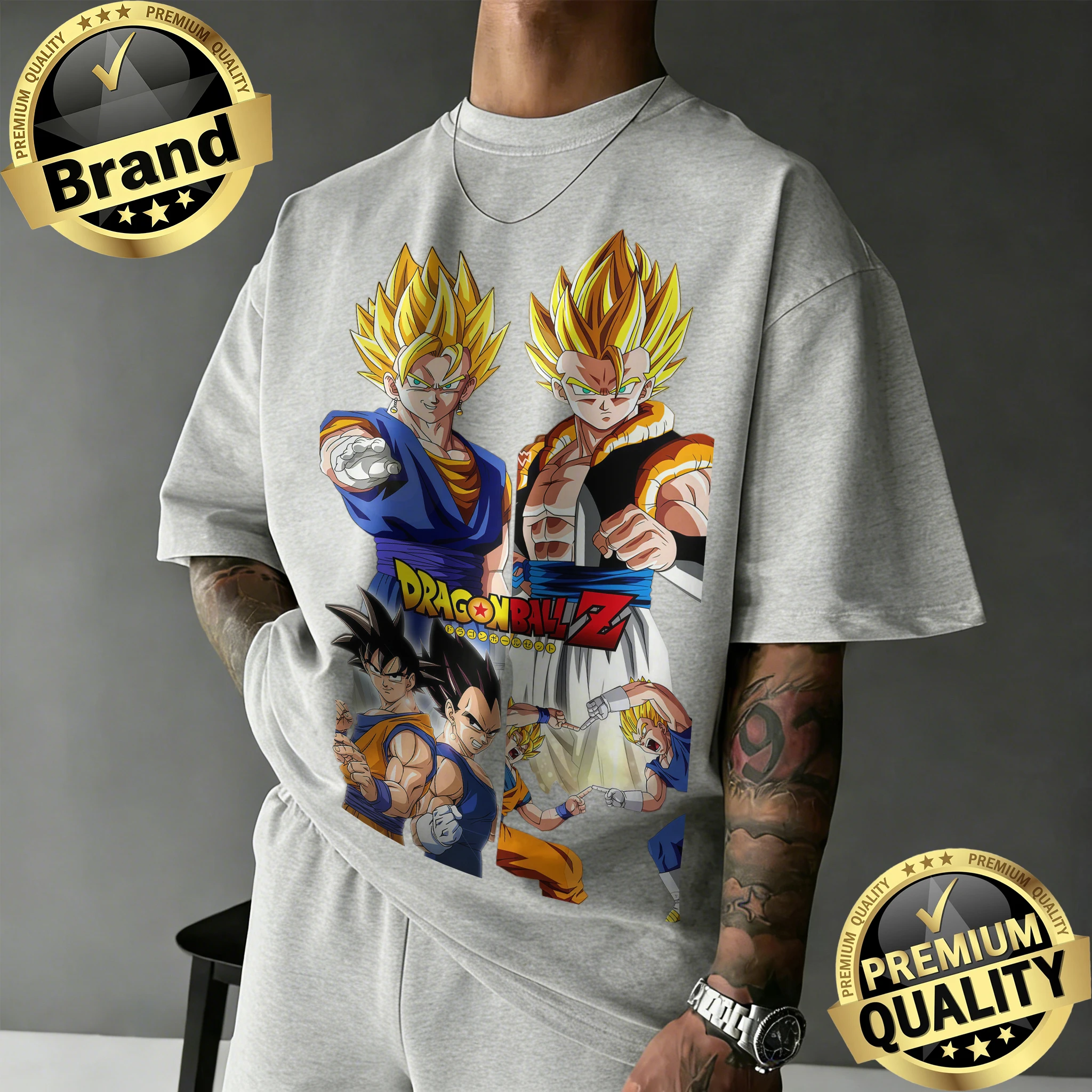 Camiseta de Algodão Dragon Bal - Anime Cosplay Duo avaliação e preço