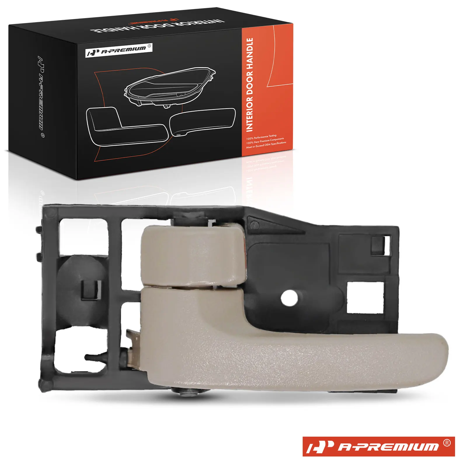 A-Premium Driver Side Dark Brown Interior Door Handle for Toyota Tundra 2004-2006 Avalon 2000-2004 Sequoia 2001-2007