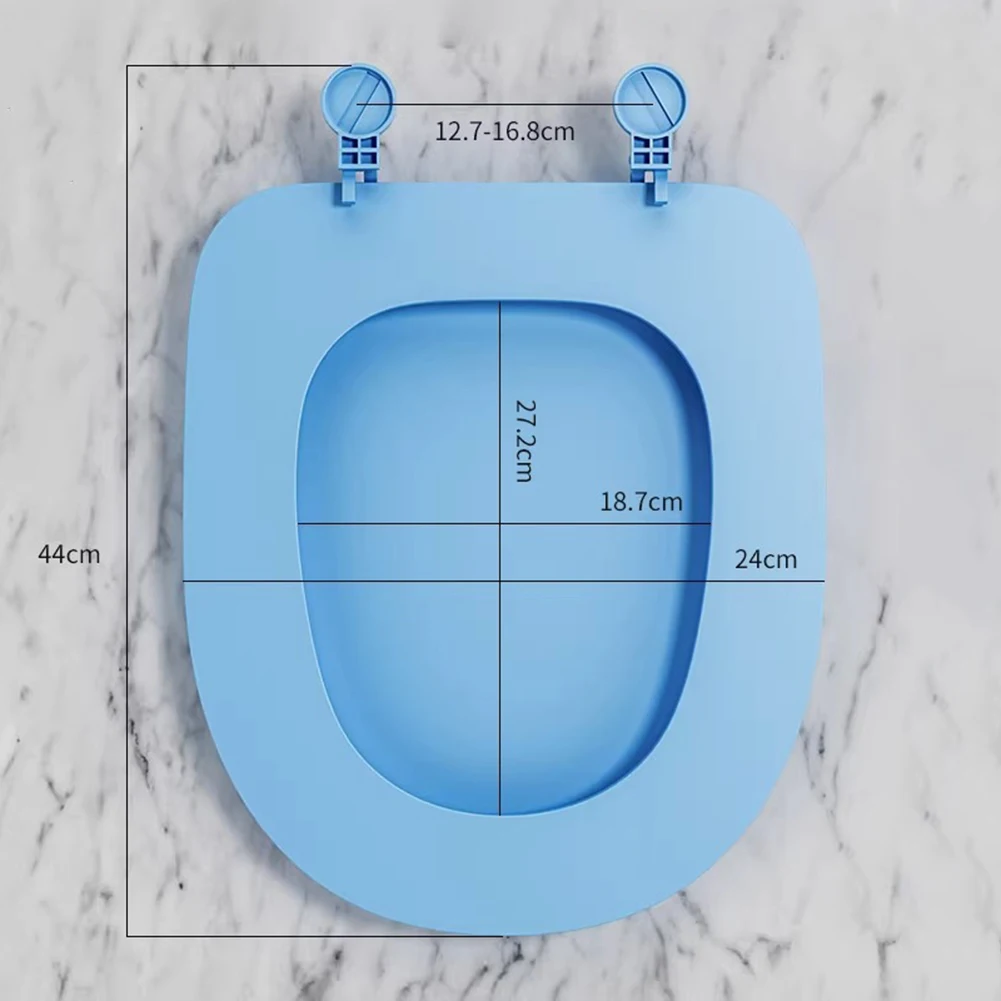 Coprisedile per WC a forma di U con meccanismo di chiusura ammortizzata e design a sgancio rapido per una pulizia e un'installazione semplici