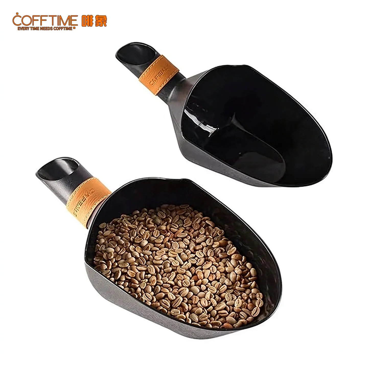 COFFTIME ABS Coffee Beans Scoops Shovel Large Capacity Durable Shovel for Coffee Bean Flour Ice Cubes Capacity Measuring Tool