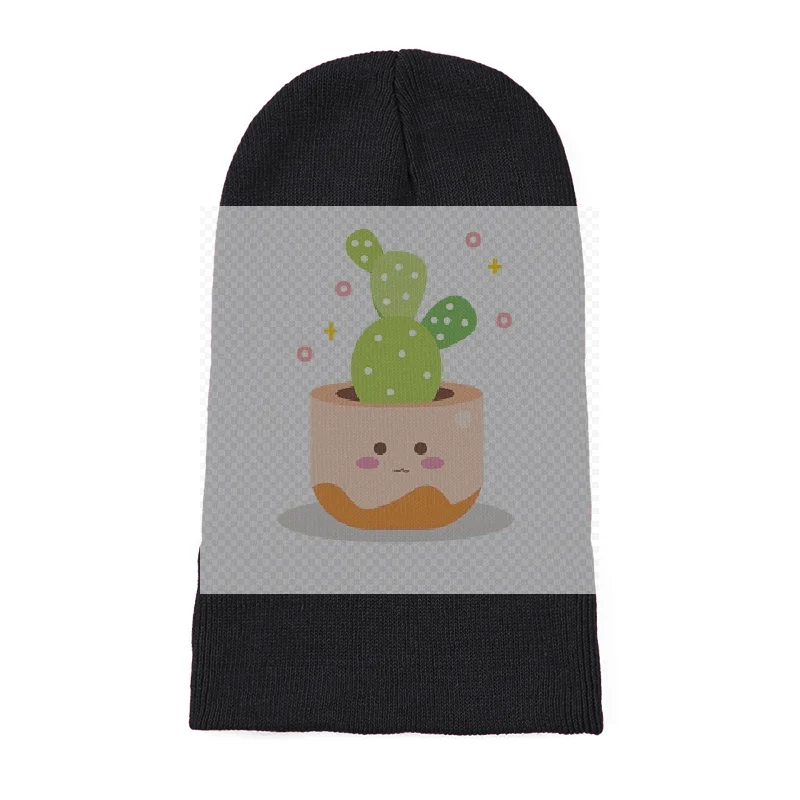 Autumn/Winter Solid Color Knitted Retro Round Top Hat Outdoor Cold-Proof Windproof Flat Head Hat