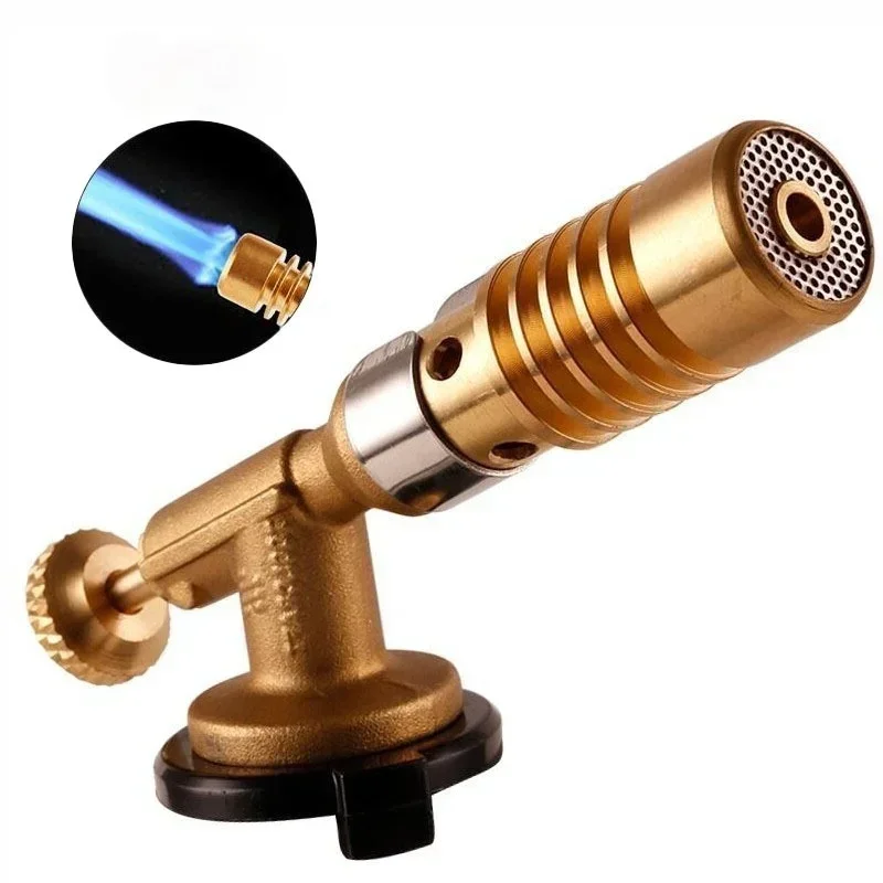 Gas Turbo Torch Flame Gun Flame Copper Lighter BBQ High Temperature Solder Brass Blowtorch Propane Butane Welding Torch