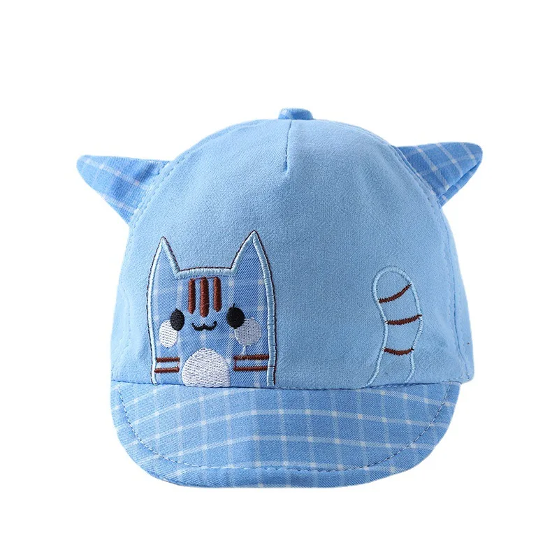 Cute Baby Boy Cap Embroidery Number Baby Baseball Cap Spring Summer Children Cotton Sun Hat Toddler Girl Outdoor Visor Hats