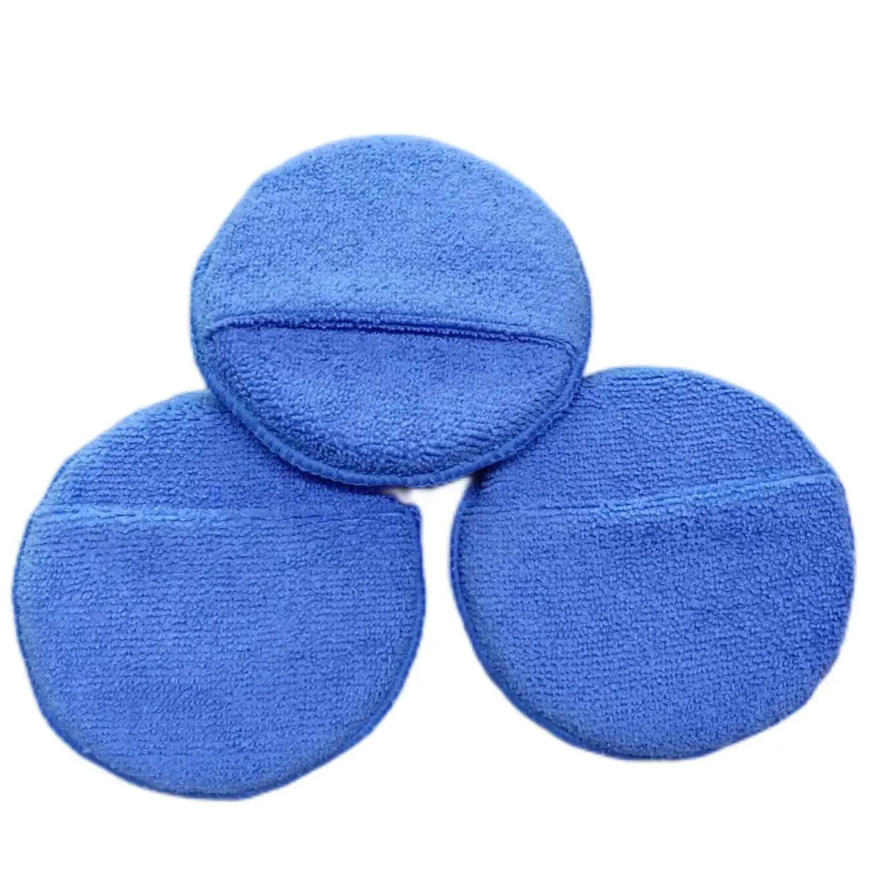 

1 pc Soft Microfiber Car Wax Applicator Pad Polishing Sponge for apply and remove wax Auto Care Polish Foam Sponge