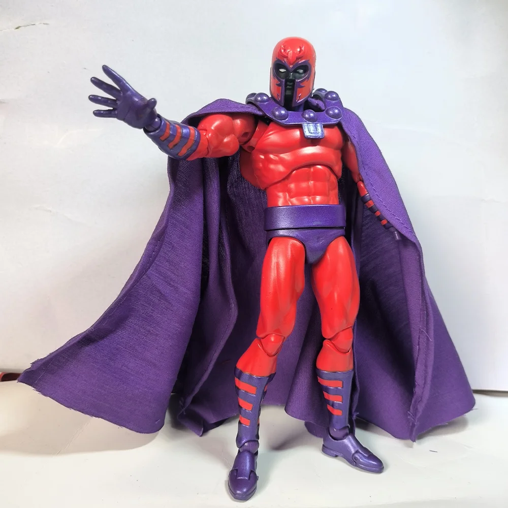 Hecho a mano escala 1/12 soldado masculino personaje de Anime Mafex Magneto capa accesorios de ropa para modelo de figura de acción de 6 pulgadas