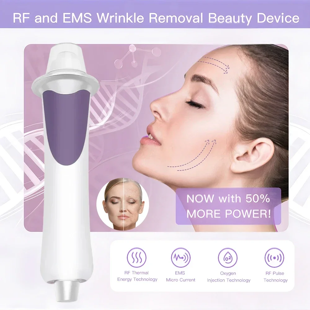 New Electronic Radio Frequency Beauty Device, Facial Negative Ion Care Device Radio Wave Wrinkle Removal and Acne Removal Stick