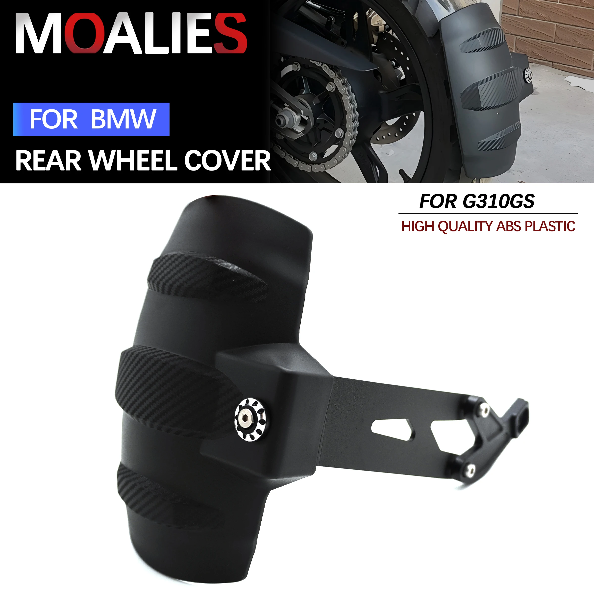 

For BMW G310 R/GS G310GS G310R 2017-2022 2023 Motorcycle Fender Mud Splash Guard Rear Hugger Protects Mudguard Protection Cover