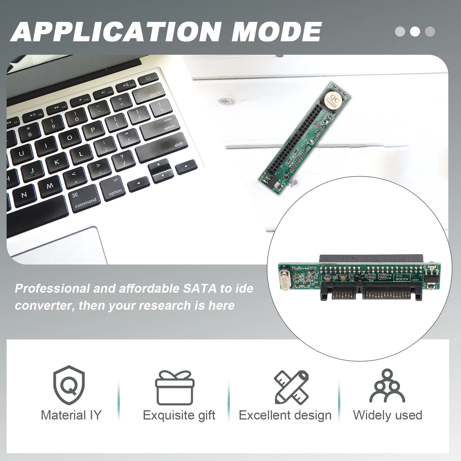 

2.5-Inch to Adapter Hard Drive Interface Converter Support Hot Swap No External Power Needed - Card