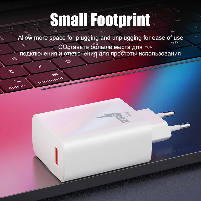 120W USB Charger Super Fast Charge Wall Charger Quick Charge USB C Cable Phone Adapter For Xiaomi Redmi OPPO OnePlus HUAWEI vivo - náhled 4