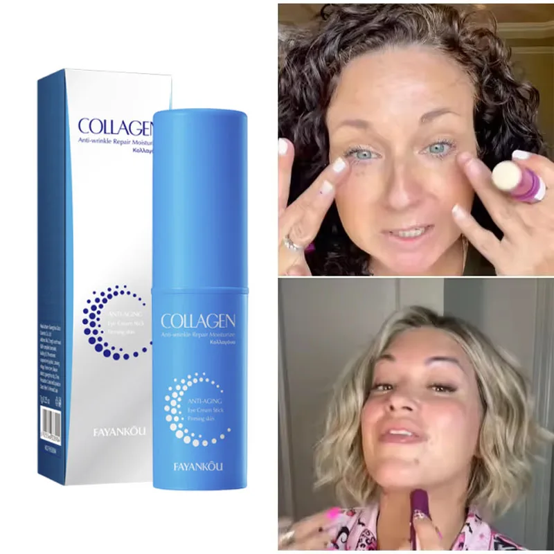 

Collagen Eye Cream Collagen Multibalm Stick Reduce Wrinkles Eye Bag Hyaluronic Acid Anti Dark Circle Puffiness Firming Eye Care