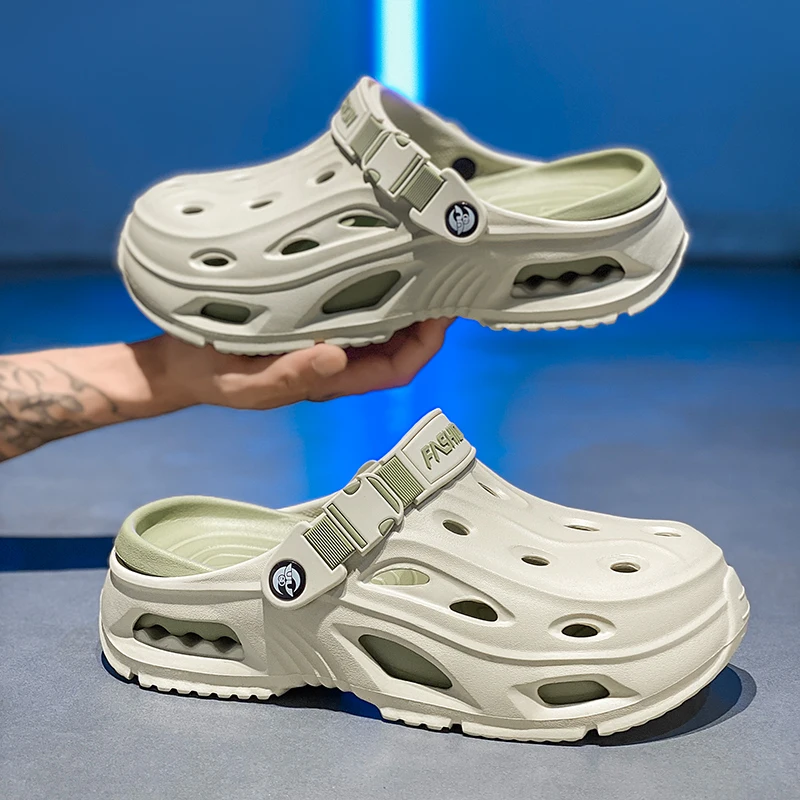 

Men's New Casual Cave Shoes Outdoor Fashionable and Comfortable Thick soled Sports Sandals Lightweight and Anti slip Beach Shoes