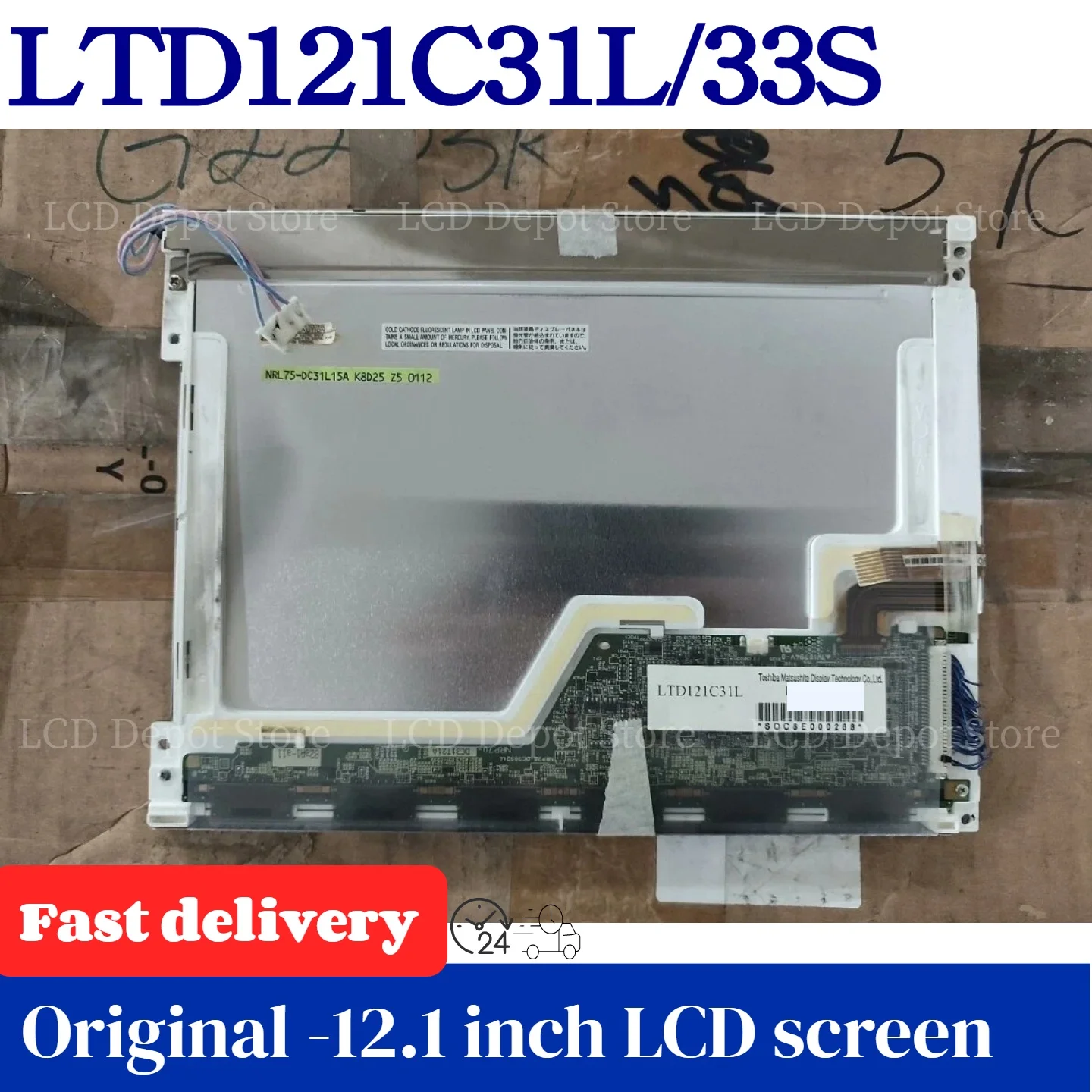 Original 12.1inch Ltd121C31L Ltd121C33S Ltd121C32F Industrial Lcd Display Module