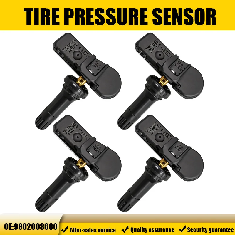 

1/4 шт. 9811536380 Система контроля давления в шинах TPMS, подходит для C-Elysee C3 C4 Peugeot 3008 5008, замена для 9802003680 433MHZ