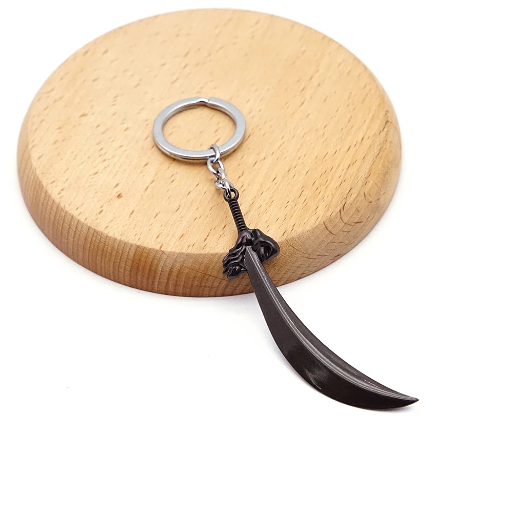 Inuyasha Sit Boy Keychain Iron Broken Tooth Key Chain Anime Peripheral Keyring Men Keychain Accessories Keyring Pendant llaveros