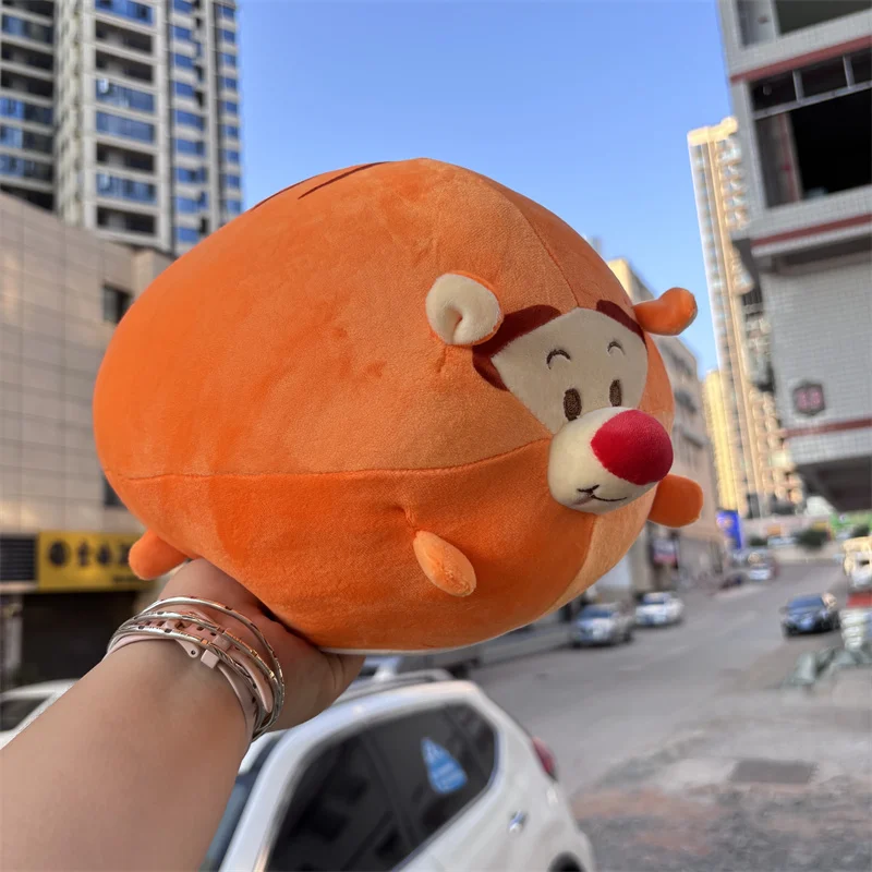 Disney Winnie The Pooh Tigger Anime Plush Ball Pillow Cute Tiger Doll Plush Toy Lumbar Cushion Toys Kids Birthday Xmas Gifts