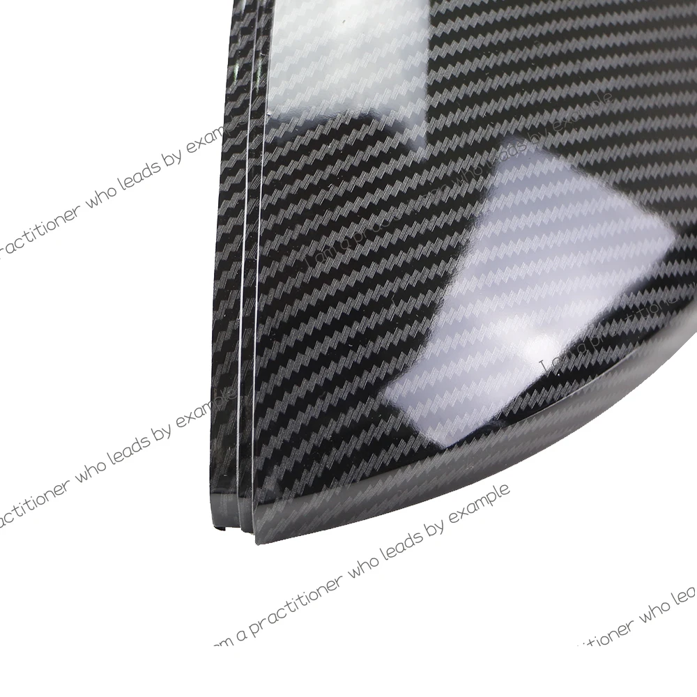 Side Rear View Mirror Cover Caps Signals for VW Golf 7 MK7 7.5 GTI for Touran 2013-2020 Bright Black Mirror Case Car Accessories