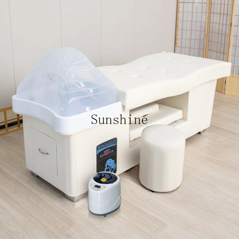 

Thai hair treatment shampoo bed water circulation fumigation barber shop special