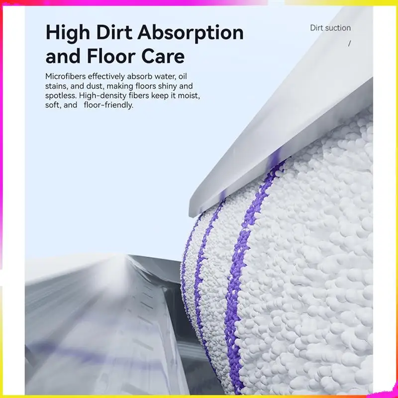 M04K 4PCS Microfiber Brush Roller Replace For Narwal S20 Pro Vacuum Cleaner Spare Parts Efficient Household Cleaning Parts