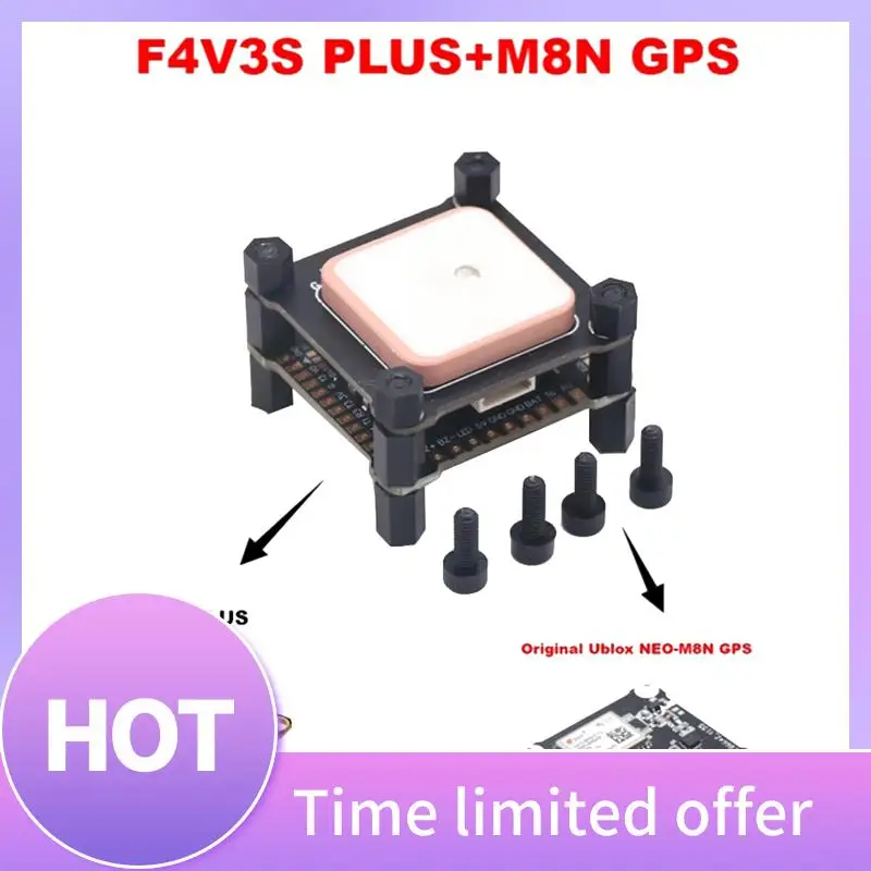 ABFN-M8N وحدة GPS مع بوصلة QMC5883 لـ F4V3S PLUS التحكم في الطيران QAV250 220 RC الطائرة بدون طيار FPV سباق كوادكوبتر أجزاء الطائرة بدون طيار