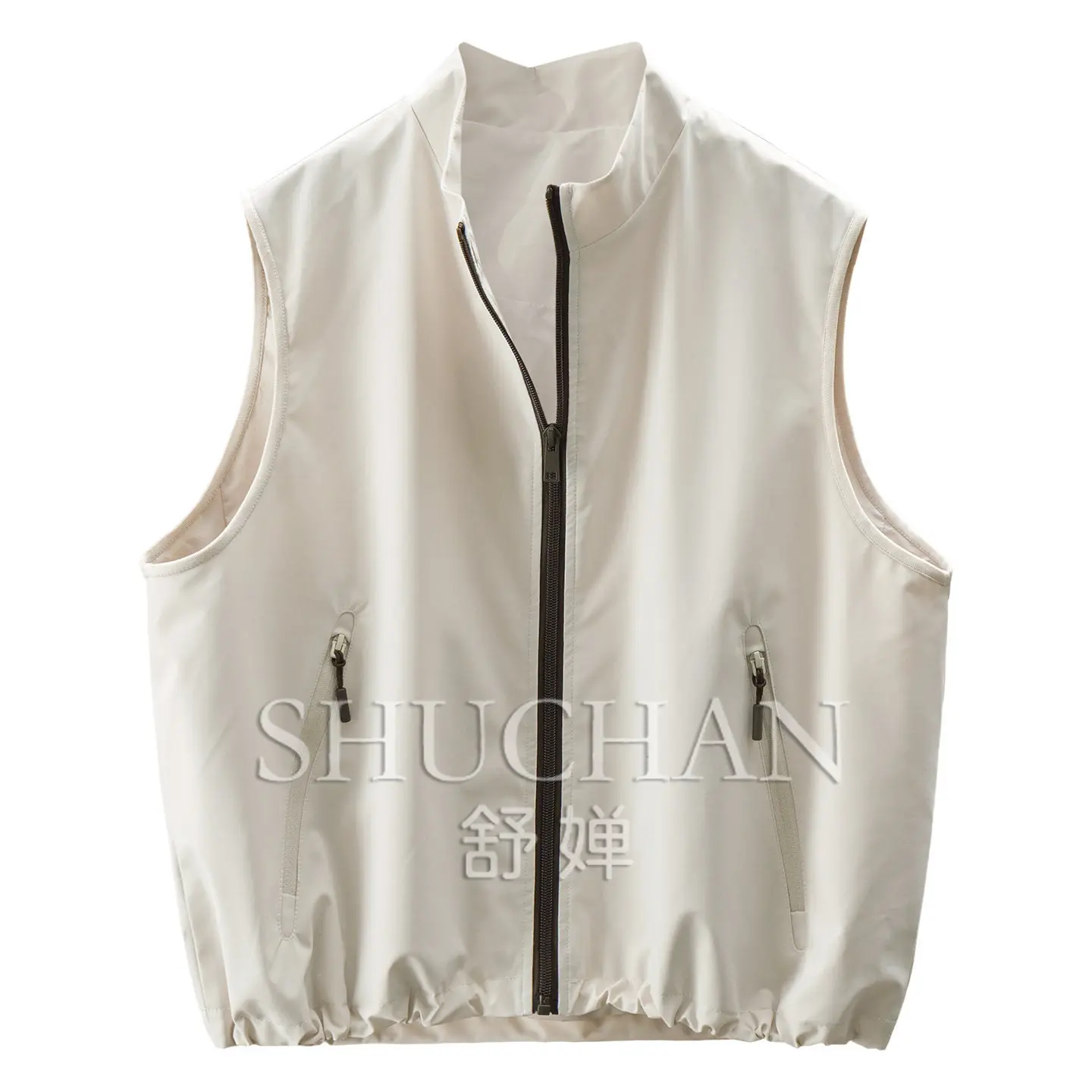 Urban Functional Wind tank top High-quality Light Outdoor Commuter Stand-up Collar Vest Jacket Women's E124