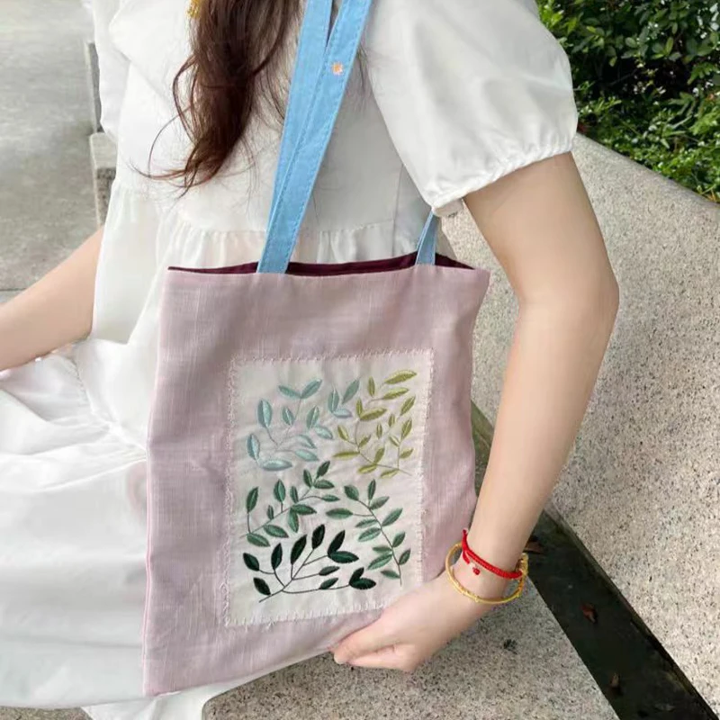 Bolso de mano con acuarela de rama de olivo, bolso de mano de lujo para mujer, bolso de mano, bolsas de compras universitarias