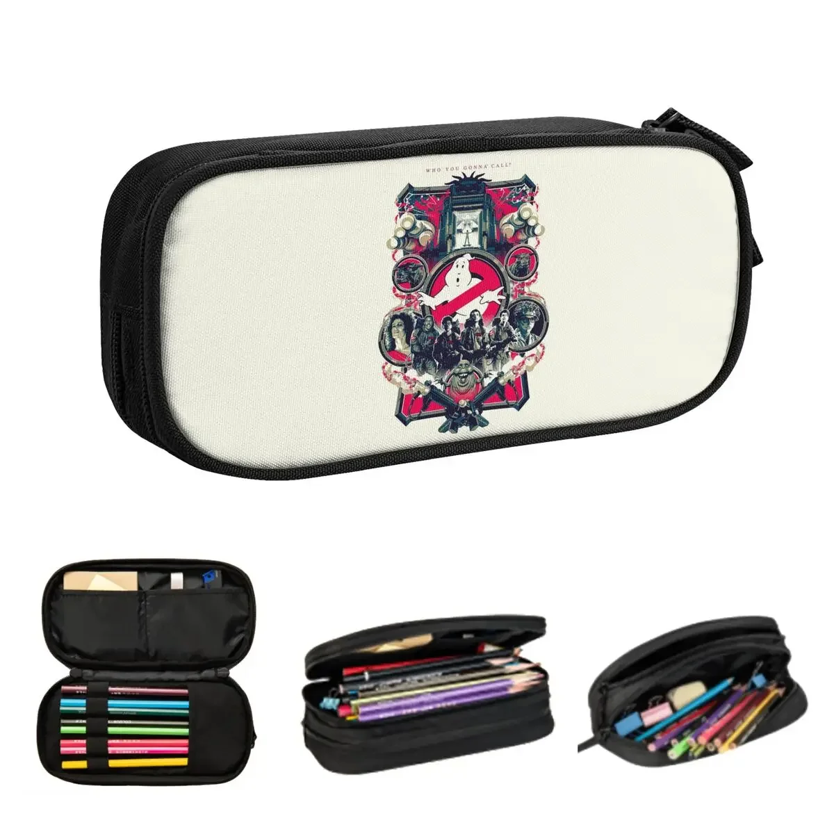 

Dan Shearn The GhostBusters логотип узор пеналы сумки для ручек пенал для мальчиков и девочек канцелярские принадлежности школьный офис