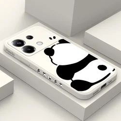 Etui na telefon Panda Back do Xiaomi Poco X6 F6 M6 M5 M5S F5 X5 F4 X4 M4 F3 M3 X3 Pro 4G 5G GT Silicone Cover