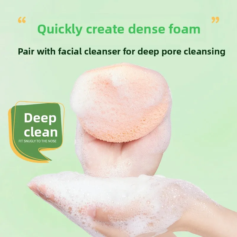 Éponge faciale exfoliante douce et douce avec corde, applicateur de maquillage pour le nettoyage en profondeur, 3 pièces