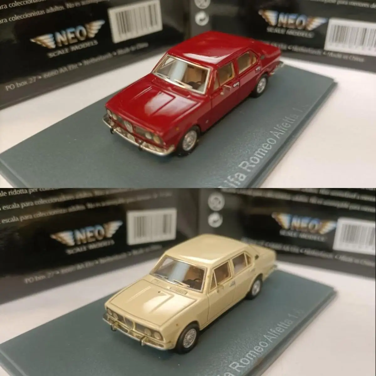 

Винтажная модель автомобиля 1:87 Alfa Alfetta, 1.6, ограниченная серия, металлическая статическая модель автомобиля из смолы, игрушка в подарок