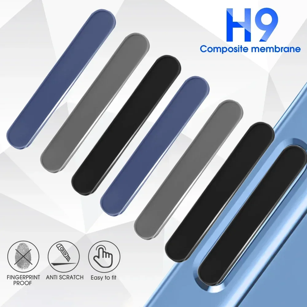 Anti-scratch Camera Control Button Protector Sticker Film for IPhone 16/16Pro Max/16Plus Blue Black Side Button Protective Cover