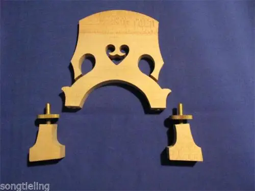 

1pcs 4/4 regulated double bass bridge cupreous parts,double bass part
