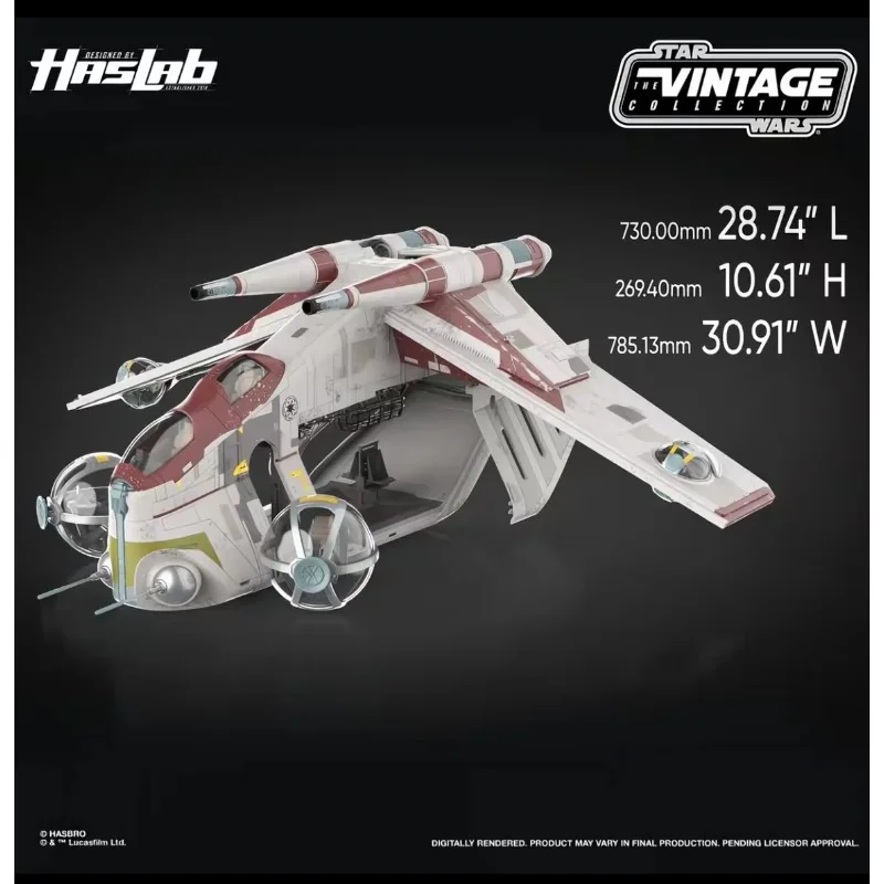 Original Hasbro Star Wars The Vintage Collection Republic Gunship LAAT/i Action Figure Model Toys Gift