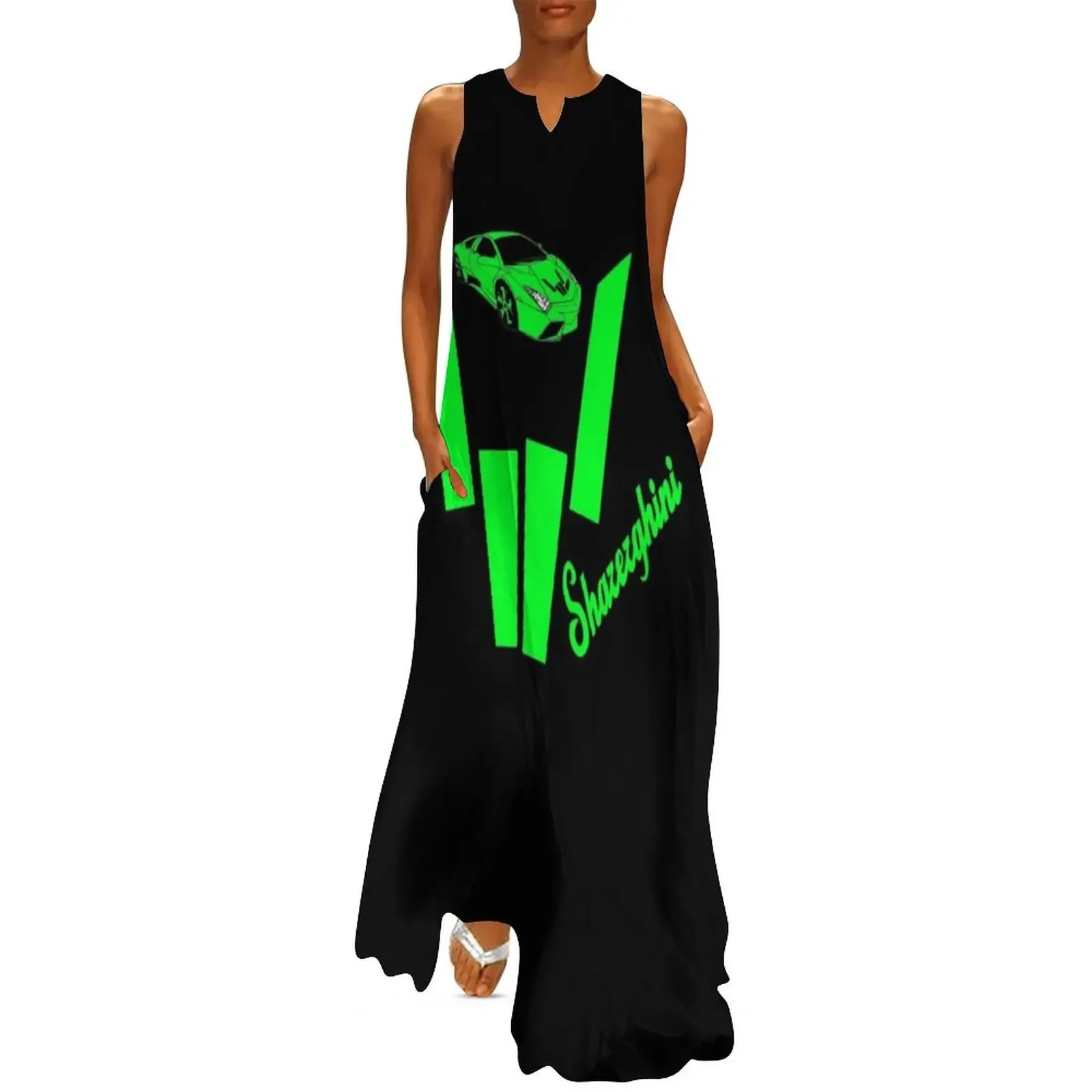 

sharerghini green Long Dress summer dress women 2024 summer dress for women 2024 luxury woman evening Women"s dresses