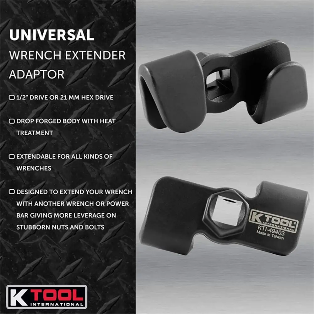 

Accessories Universal Wrench Extender Adaptor High Leverage Stainless Steel Wrench Extender Tool Durable Torque Adapter