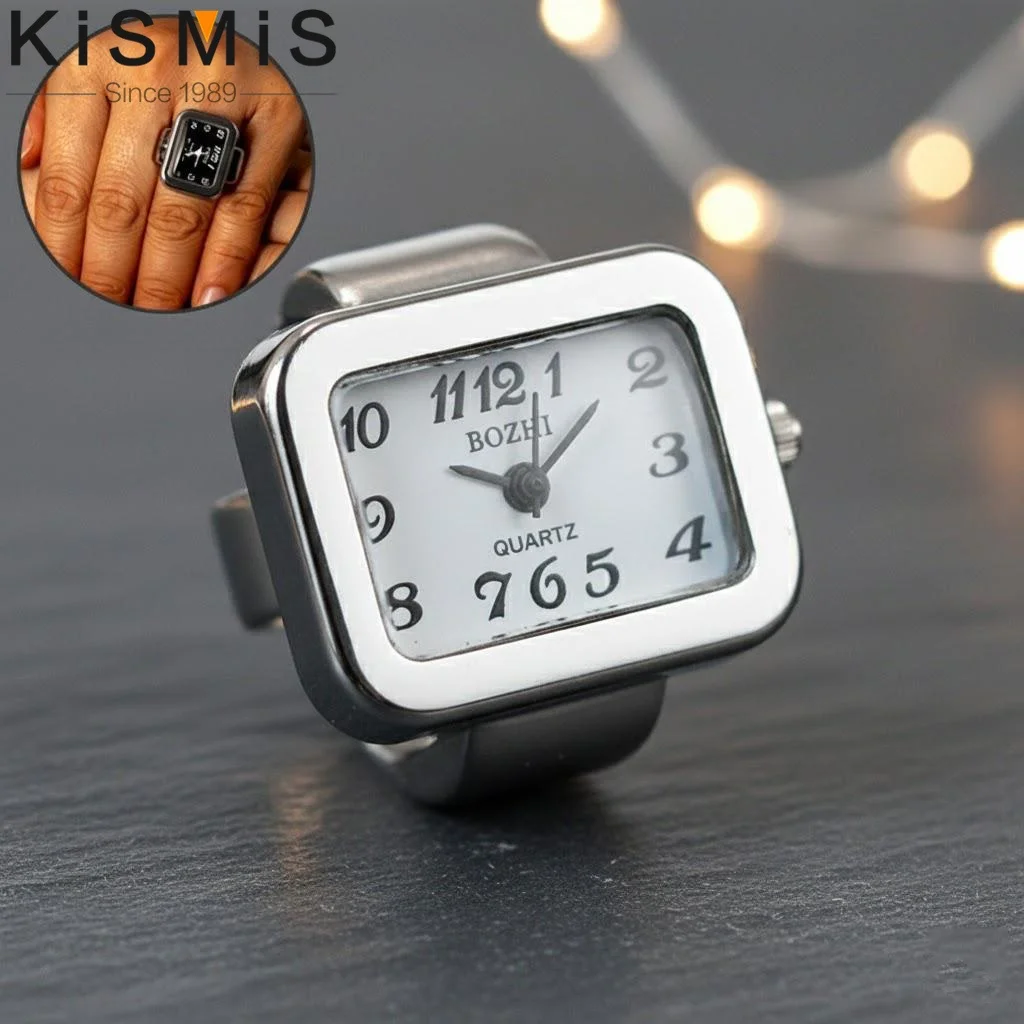 

Парные часы-кольца: креативный дизайн, корпус из сплава, круглый циферблат, модные часы для мужчин и женщин, трендовый дизайн, хит продаж