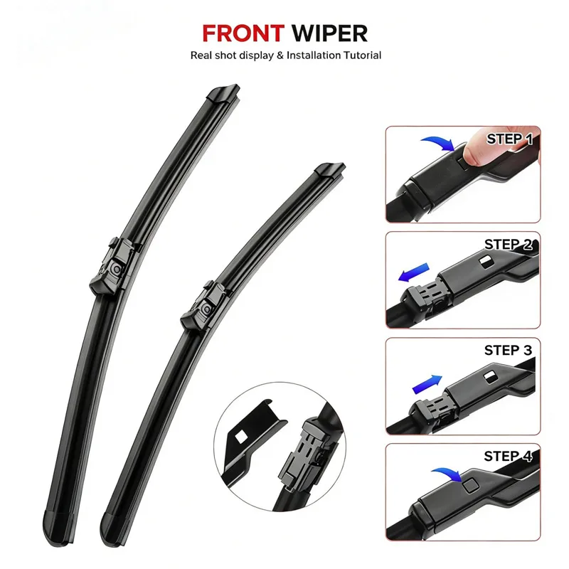 Wiper Front Wiper Blades For Volvo XC60 XC70 V50 V60 V70 C30 C70 S40 S60 S80 Windshield Windscreen Window Brush 26''20'' view 6