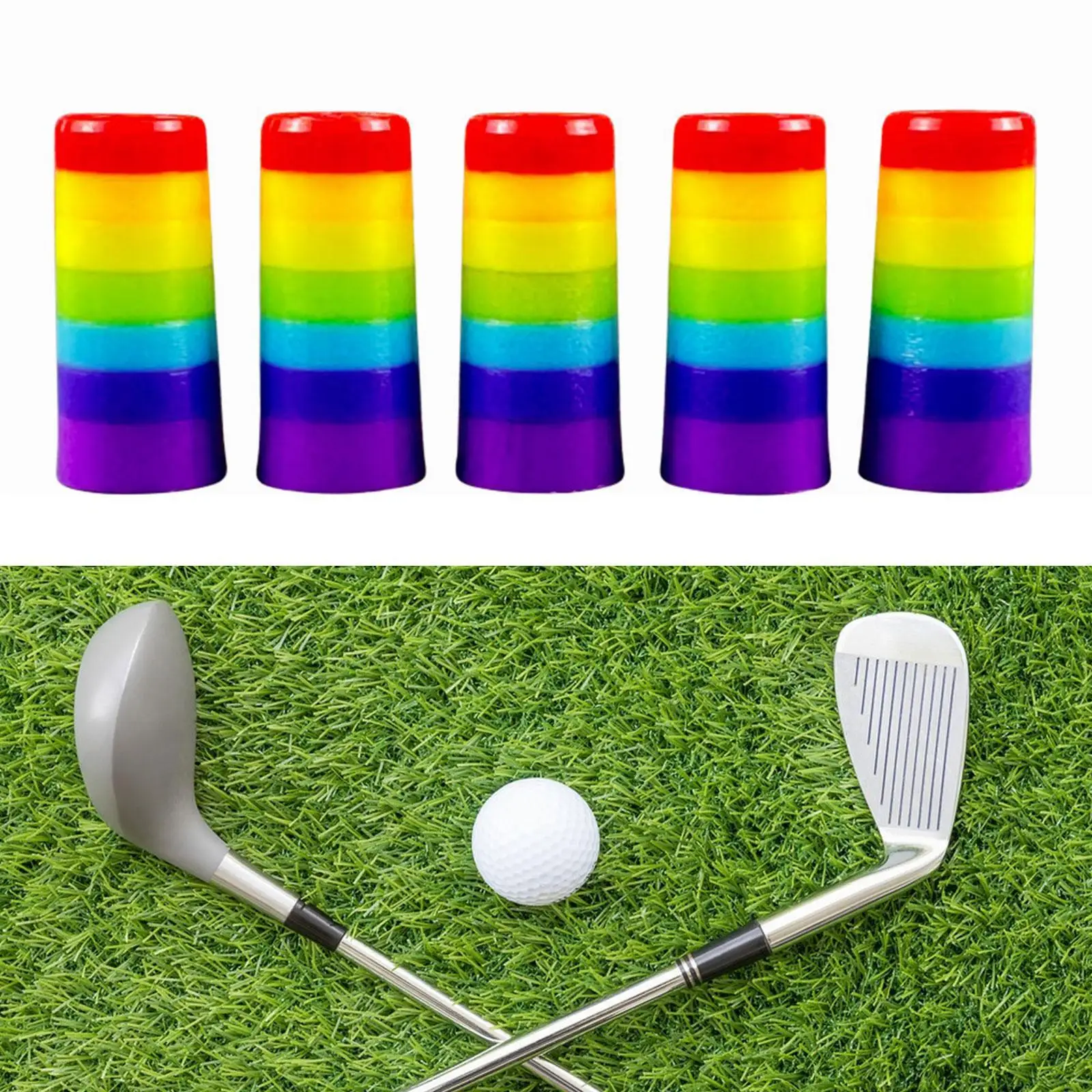 5 stück Golf Eisen Aderendhülsen Kegel Spitze Adapter End Kappe Kegel Eisen Aderendhülsen Golf Club Welle Ferrule Golf Ersetzen Zubehör
