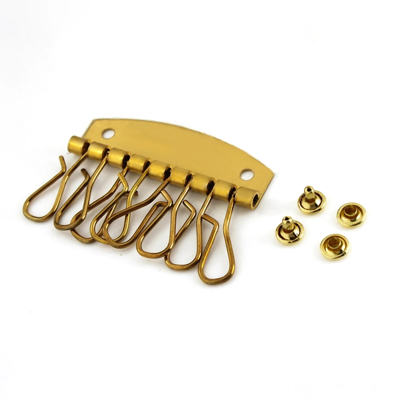 

1 шт. латунный органайзер для ключей 6/8 брелок вращающийся держатель для ключей карабин кошелек кожаный кошелек брелок ремесла DIY аксессуары