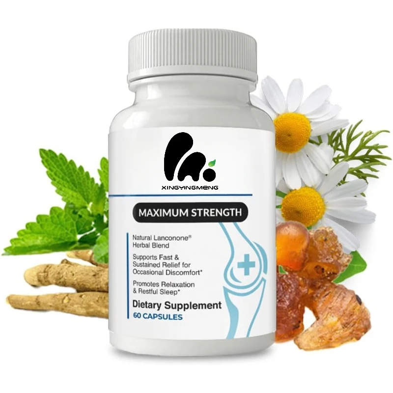 Cápsulas de Apoyo para las Articulaciones para Adultos - Mezcla Herbal Lancome, para la salud general, 60 cápsulas, 2 cápsulas por porción
