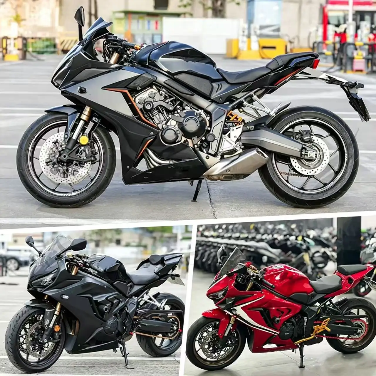 Suitable for Honda CBR650R CB650R 2017 18 19 20 21 22 2023 motorcycle modified carbon fiber fairing fender accessories
