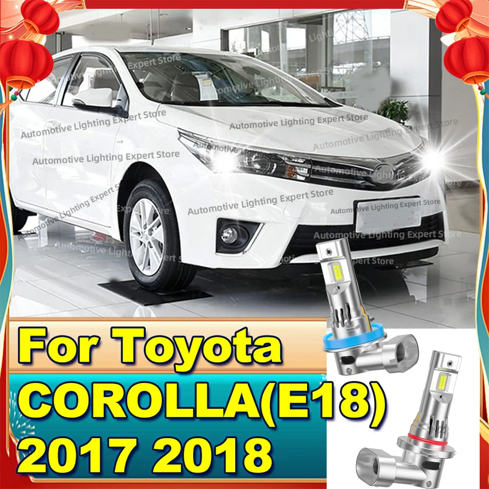 

2/4Pcs 30000LM LED Headlight Bulb Canbus 6000K CSP Lamp For Toyota COROLLA E18 2017 2018