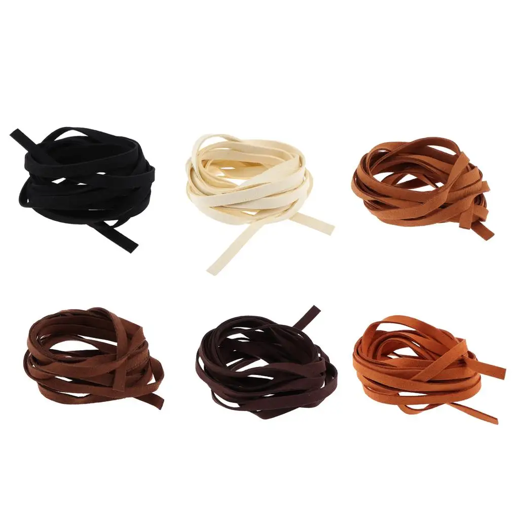 3.3yd Soft Faux Leather Suede Cord Thread Decorations DIY Jewelry Making Craft