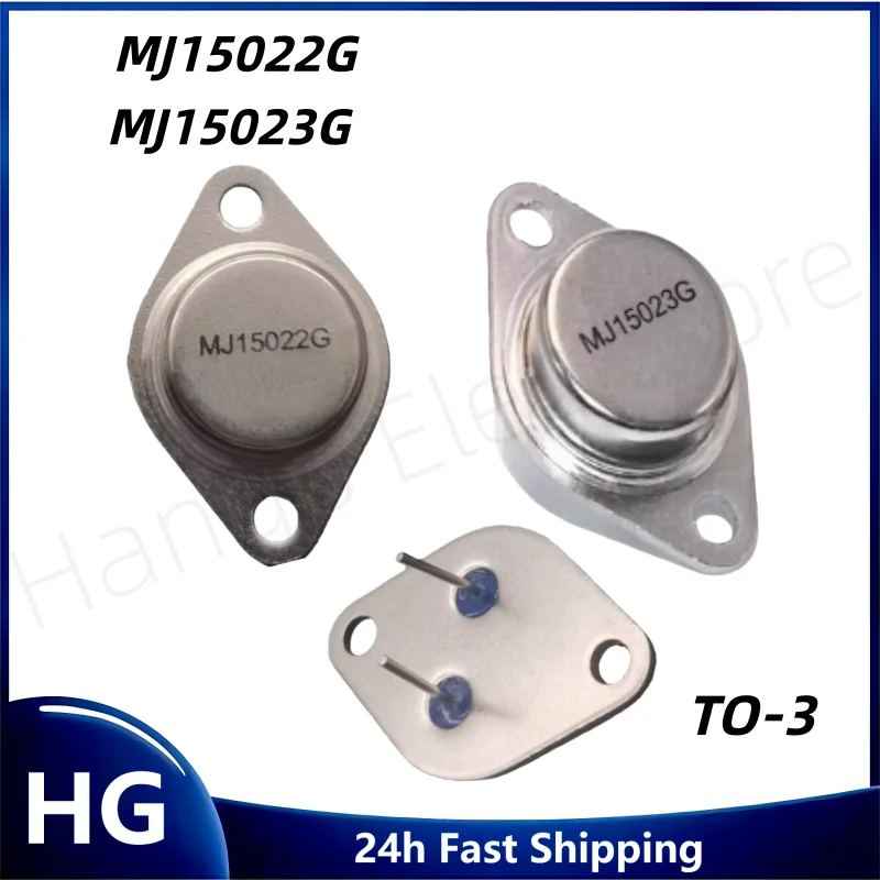 5-10PCS/ MJ15022G GMJ15023G gold-sealed high-power tube audio power amplifier pairing tube TO-3
