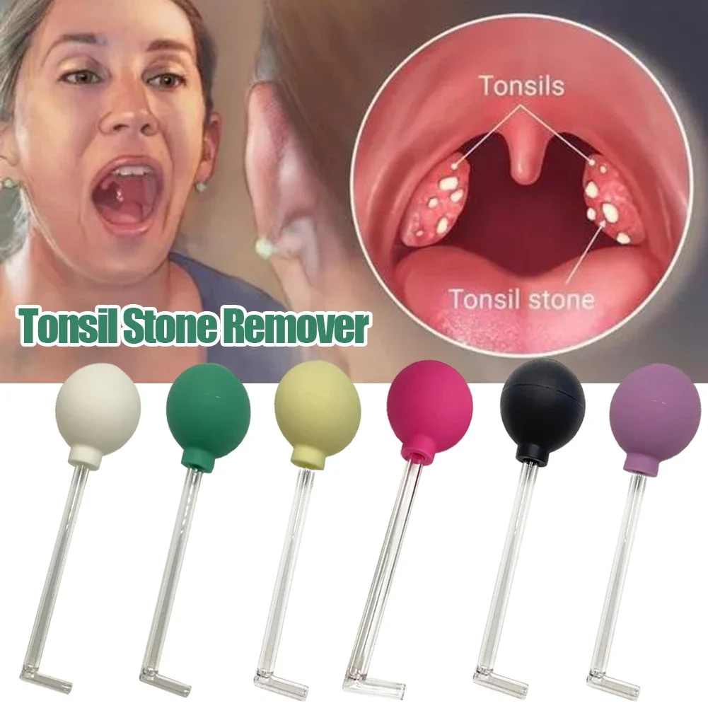 Tonsil Stone Remover Tool Manual Style Remover Mouth Cleaning Care Tool Tonsil Stone Suction Ball Manual Style Oral Clean Tool